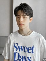 ジョエミバイアンアミ(joemi by Un ami)&nbsp;センターパート カルマバング アップバング ダウンパーマ