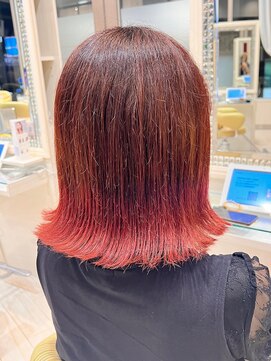 ビス ヘア アンド ビューティー 西新井店(Vis Hair＆Beauty) 透明感抜群♪ダブルカラーブリーチハイトーンピンクブラウン