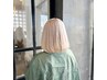 【透明感ある髪色へ】カット+ダブルカラー+コアミートリートメント