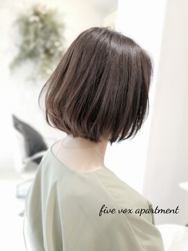 ファイブボックスヘアー 広島(five vox hair) 予防美容ケアカラー　ベージュ