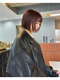 大人ハイトーンレイヤーボブウルフ切りっぱなしボブミニボブ
