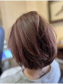 外国人風ボブ