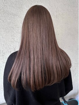 ガーデンヨコハマ(GARDEN YOKOHAMA) シアーカラー マロンベージュ ブラウン イメチェン ロング 前髪