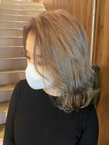 アヴァンス 天王寺店(AVANCE.) ワンブリーチ×カーキーベージュ