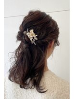 ランズ(LANDS) 結婚式二次会へアアレンジ【韓国ヘア 大阪 梅田】