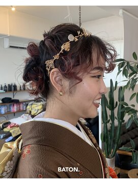 バトン(BATON) 成人式hair set