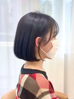 ロンドプランタン 恵比寿(Lond Printemps)&nbsp;ウェーブミディアムメルティカラー×ブリーチなしボブ韓国