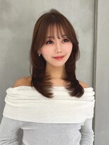 ロンド ジュルード 名古屋(Lond jeloud)&nbsp;巻いてもワンカールでも可愛い韓国レイヤーカット