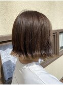 切りっぱなしボブ