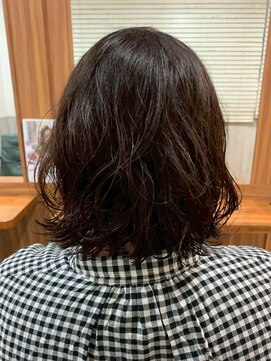 ビーチ ヘア メイク 綱島店(BEACH hair make) 朝が楽になる、くせ毛風パーマの無造作ボブ