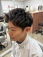 モコヘアーフロール(MOCO hair flor) 束感ニュアンスショート(清潔感メンズ)