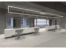 MY KEY HAIR 広島/髪質改善/縮毛矯正【2025年12月10日NEW OPEN(予定)】の雰囲気(自然光も入り広々としたセット面フロア)