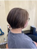 丸みのあるボブスタイル