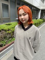 キピ(KIPI)&nbsp;【アカネ】オレンジボブ