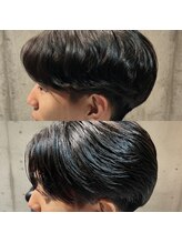 ＊話題沸騰中＊【曲がる縮毛矯正】×【センターパート】《縮毛矯正も曲がるんです》#メンズカット#縮毛矯正