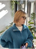 切りっぱなしボブ