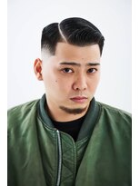 ザ フェイダーズ(The Faderz)&nbsp;高円寺サイドパートスキンフェードメンズメンズカット中野眉毛