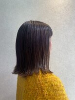 ココ(qoqo)&nbsp;切りっぱなしボブ　外ハネスタイル