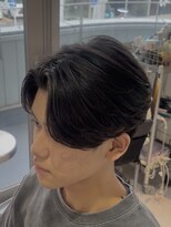 ボーイ(BOY) 曲がる縮毛矯正×センターパート/毛流れセンターパート/名古屋