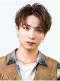 韓国マッシュカルマパーマ韓国風センターパートニュアンスパーマ