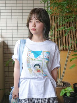 サロン シー(salon sea) salonsea 仙田　くびれボブ×オリーブベージュ