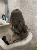 オリーブグレージュ / ブリーチなし