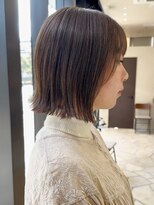 ジアン バイ ミルボン 西宮ガーデンズプラス(GIEN by milbon) 切りっぱなしボブ/外ハネボブ/タッセルボブ/ぱつっとボブ/チョコ