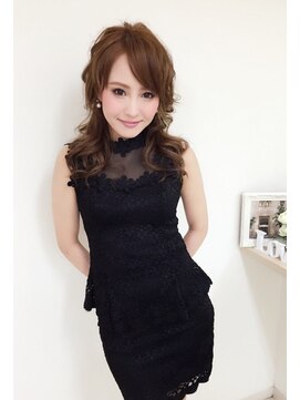 ヘアーセットサロン ピンキー(Hairset Salon Pinky) Pinky☆ニュアンスハーフアップ