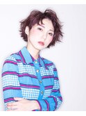 【a:le】ブルーラベンダー×ベリーショート