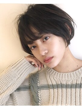 ロビー 表参道(ROBBY) 軽やかハンサムショートボブ／アッシュブラウン