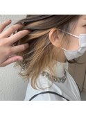 インナーカラー×ミルキーベージュ【Alisha相模大野】