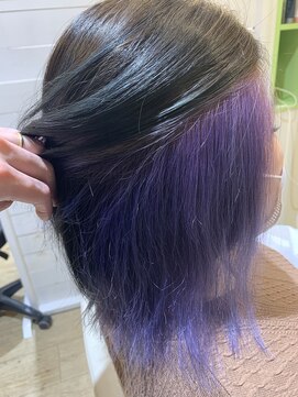 美容室 フィレール(FILER) ロイヤルパープルインナーカラー☆