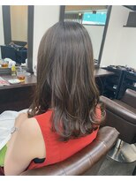 ヘアーサロン アウラ(hair salon aura)&nbsp;【aura】カラースタイル　カーキグレージュ