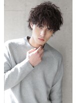 カライングドゥ(ing deux) スーツ短髪ツーブロック束感モテる黒髪シークレットパーマ流行