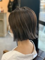 メル(Mel) ☆Mel発☆バレイヤージュ☆くすみブルー☆くびれ☆マッシュ☆