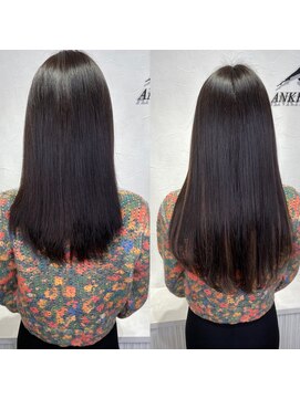 アンク クロス 池袋北口店(ANKHCROSS) 《アンククロスYUKI》シールエクステ60枚 アッシュブラウン