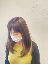 ロゴス 湖北本店(LOGOS) 【新海亮輔】ミディアムレイヤー/艶髪/ラベンダーベージュ
