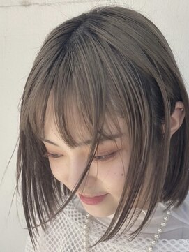 コークス 原宿 表参道(COKETH) 大人　おしゃれ　ボブ　縮毛矯正　髪質改善　（浦本伸次）