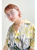 個性派オン眉ショート