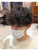 波巻きツイストスパイラルパーマ/ツイストパーマ(メンズ)