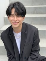 ビジネスマンにも！韓国風メンズヘア　清潔感のあるカルマヘア
