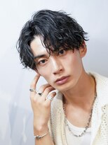 メンズパーマ波巻きスパイラルパーマツイストパーマコンマヘア