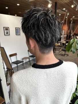 アットラップレーヴ(attrape-reve) 束感アップバング/ホワイトメッシュ/メッシュキャップ