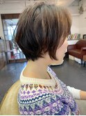 前下がりショートボブ