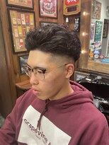 ヘアーデザイン スワロー(hair design Swallow) スキンフェード　パーマ