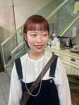 ヘアーデザイン アルエ(HAIR×design ARUE) ボブ+暖色カラー