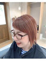 レジョワイユコンペール(Les Joyeux Comperes)&nbsp;ハイトーンカラー切りっぱなしボブ