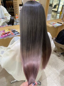 デザイニングヘアードゥ(designing hair Deux) グラデーションカラー【ハイトーン/グラデーション/ロング】