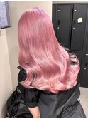 9055ミルクティーピンクハイトーンカラーホワイトピンクレイヤー