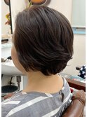 クセ毛メンテナンスショートスタイル